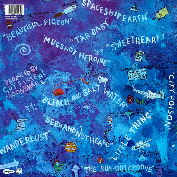 Image of Back Cover of LP - VG/G+ - MOONSHAKE, Eva Luna (Too Pure; PURE 16, UK 1992, Inner), Light marks.,  - 2816080C