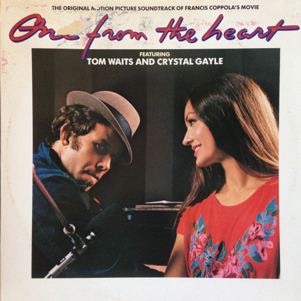 Image of Front Cover of 2545213S: LP - TOM WAITS AND CRYSTAL GAYLE, One From The Heart - The Original Motion Picture Soundtrack (CBS Orange/Yellow; 70215, Europe 1982)   VG/VG+