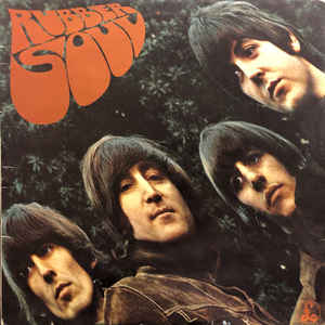 Image of Front Cover of LP - G+/G - THE BEATLES, Rubber Soul (Parlophone Silver/Black - Two EMI Boxes, The Gramophone Co. Ltd.; PCS 3075, UK 1971 Reissue, Laminated Front Sleeve Without Patents Pending, Stereo), Tear On Rear Sleeve, Click on Side 2 on Girl,  - 4226193E