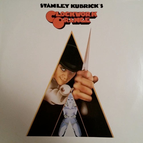 Image of Front Cover of LP - VG/VG+ - VARIOUS INC WALTER CARLOS, Stanley Kubrick's A Clockwork Orange (WB Tan; K46127, UK 1970s Reissue), Sticker Residue on Sleeve,  - 3946140S