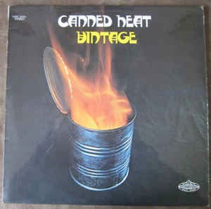 Image of Front Cover of LP - VG/VG - CANNED HEAT, Vintage Heat (Pye Blue; NSPL28129, UK 1969, Laminated Flipback Sleeve), Surface marks and scuffing.Laminate creasing, writing on back of sleeve, ring and edge wear.,  - 0626165E