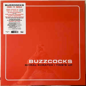 Image of Front Cover of 4845204S: LP box - BUZZCOCKS, Spiral Scratch / Time's Up (Domino; REWIG113X, UK 2017, Box Set, Poster, Limited, Fanzine, Postcards, Prints, Badges, 7", 2xCd's) SEALED  M/M