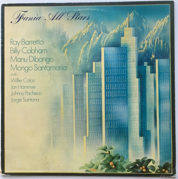 Image of Front Cover of LP - VG/EX - FANIA ALL-STARS, Fania All-Stars (Island Pink Rim; ILPS 9331, UK 1975), Ringwear.,  - 1926066E