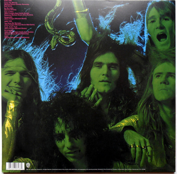 Image of Back Cover of 4854186S: LP - ALICE COOPER, Killer (Warner Bros; 8122797167 , Europe 2012, Gatefold, 180 gram vinyl)   NEW/NEW