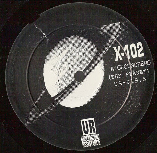 Image of Front Cover of 12" - /VG+ - X-102, OBX-A (Underground Resistance; UR-019.5, US 1992, Plain Sleeve), ,  - 1426159E