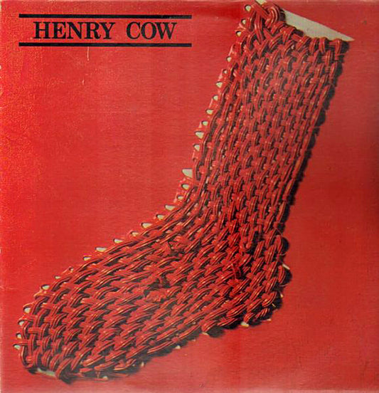 Image of Front Cover of 0125304E: LP - HENRY COW, In Praise of Learning (Virgin B&W Drawing; V2027, UK 1975, Laminated Sleeve, Company Inner) Corner Bumps  VG/VG+