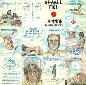 Image of Front Cover of LP - VG+/VG+ - JOHN LENNON, Shaved Fish (Apple; PCS 7173, UK 1970s Reissue, Inner), ,  - 2626102E
