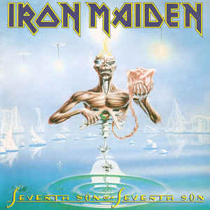 Image of Front Cover of LP - VG/G+ - IRON MAIDEN, Seventh Son Of A Seventh Son (EMI; EMD 1006, UK 1988, Inner), Creasing to sleeve and inner. ,  - 2426232E