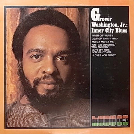 Image of Front Cover of LP - VG/VG+ - GROVER WASHINGTON, JR, Inner City Blues (Kudu; KU 03, UK 1971, Picture Sleeve), Evidence of a previous price sticker on the sleeve.,  - 2326077E