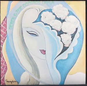 Image of Front Cover of 2xLP - VG/G+ - DEREK AND THE DOMINOS (ERIC CLAPTON), Layla And Other Assorted Love Songs (Polydor; 2625 005, UK 1970, Unlaminated Gatefold Sleeve), Hairlines & light scratches, edge & ring wear, sticker damage, staining, writing on back cover,  - 3146204S