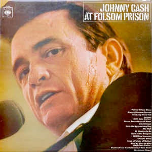 Image of Front Cover of LP - VG/VG+ - JOHNNY CASH, At Folsom Prison (CBS Orange; 63308, UK 1968, Unlaminated Sleeve, Stereo), ,  - 3026188E
