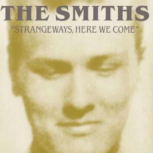 Image of Front Cover of LP - VG/VG - THE SMITHS, Strangeways, Here We Come (Rough Trade; ROUGH 106, UK 1987, Embossed Sleeve, Glossy Inner, EMI Pressing, First Press), Light marks, still in opened shrinkwrap, cover art misprinted - Band name does not line up with embossing, A-side label slighly creased,  - 3546008S