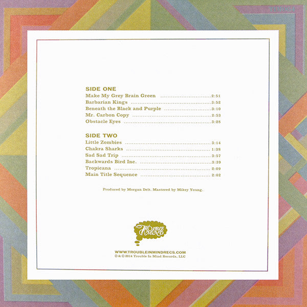 Image of Back Cover of LP - VG+/VG - MORGAN DELT, Morgan Delt (Trouble In Mind; TIM064, US 2014), A few hairline marks. ,  - 2416408C