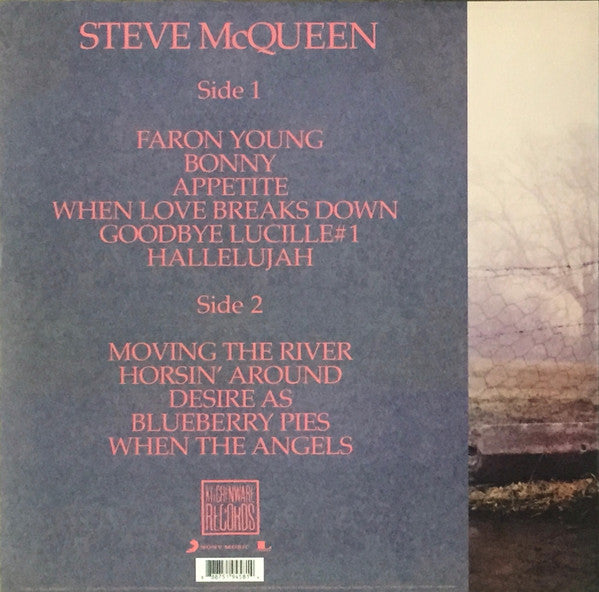 Image of Back Cover of LP - NEW/NEW - PREFAB SPROUT, Steve McQueen (Sony Music / Kitchenware; 88875194581, UK 2016 Reissue, Insert), , The glorious Steve McQueen (1985) was the second studio album by Prefab Sprout and first collaboration with producer Thomas Dolby. - 2516293C