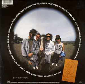 Image of Back Cover of 3414201C: LP - NEIL YOUNG + CRAZY HORSE, Ragged Glory (Reprise Records; 7599-26315-1, Europe 1990, Inner, No Publishers On Labels) Strong VG, edge wear.  VG/VG