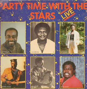 Image of Front Cover of 2645300S: LP - VARIOUS, Party Time With The Stars (Nakasi; NAK 008, Germany 1989, Picture Disc) Marks on disc but don't affect play.  VG+/G+