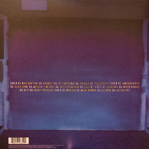 Image of Back Cover of 2xLP - NEW/NEW - THE CURE, Acoustic Hits  (Polydor  ; 5726340, UK 2017 Reissue, Gatefold, 2 Inners, 180 Gram), ,  - 1436043E