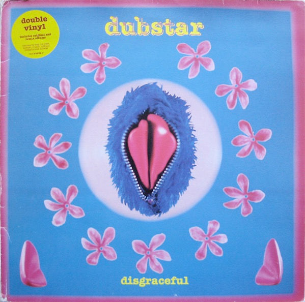 Image of Front Cover of 2xLP - VG/VG - DUBSTAR, Disgraceful (Food; FOODLP 13, UK 1996, Inside Loading Gatefold Sleeve, 2 Inners & Booket, Limited Edition), Light corner and edge wear to sleeve with small tear at top left just above hype sticker and some light creasing in places. Some very light storage marks on disc,  - 2416540C