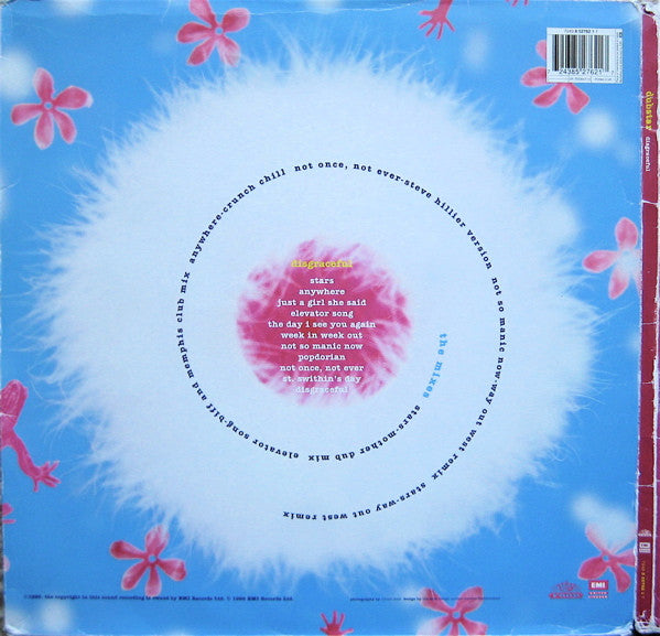 Image of Back Cover of 2xLP - VG/VG - DUBSTAR, Disgraceful (Food; FOODLP 13, UK 1996, Inside Loading Gatefold Sleeve, 2 Inners & Booket, Limited Edition), Light corner and edge wear to sleeve with small tear at top left just above hype sticker and some light creasing in places. Some very light storage marks on disc,  - 2416540C
