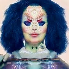 Image of Front Cover of 2025515E: 2xLP - BJORK, Utopia (One Little Indian; tplp1381, UK 2017, Gatefold, 2 Inners) Strong VG+  VG+/VG+