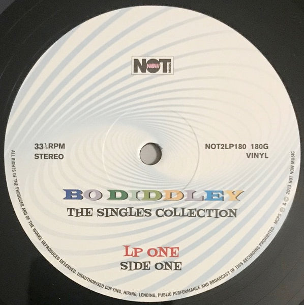 Image of Label Cover of 2414163C: 2xLP - BO DIDDLEY, The Singles Collection (not now music; NOT2LP180, UK 2013, Gatefold)   VG+/VG+