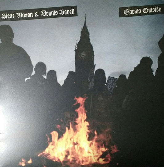 Image of Front Cover of 4945075S: LP - STEVE  MASON & DENNIS BOVELL  , Ghosts Outside (Double Six; DS044LP, UK 2011, Inner, ex Beta Band) Top edge seam split  VG/VG+