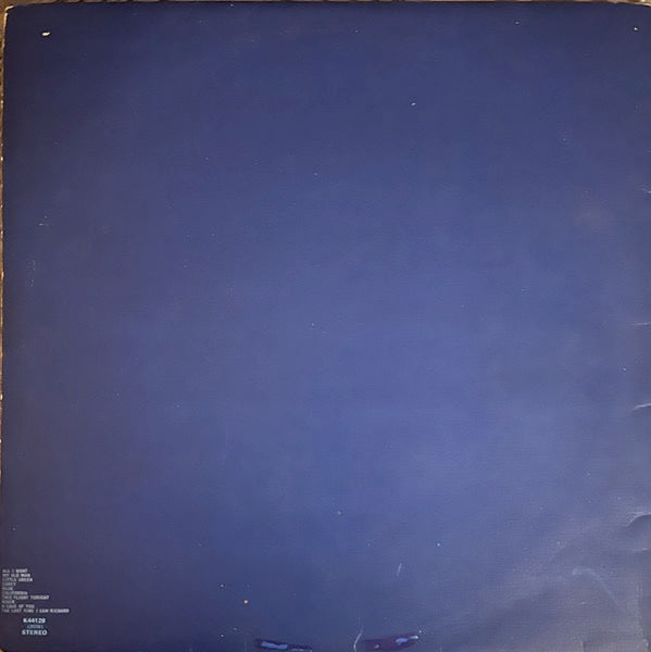 Image of Back Cover of LP - VG/G - JONI MITCHELL, Blue (Reprise Tan, No WB Logo, No Made In UK; K44128, UK 1971, Textured Gatefold Sleeve, Blue Inner, A1 / B1 Matrix), Edgewear. Many marks on the record.,  - 2226032E