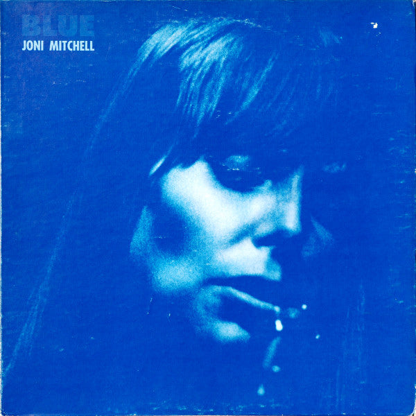 Image of Front Cover of LP - VG/G - JONI MITCHELL, Blue (Reprise Tan, No WB Logo, No Made In UK; K44128, UK 1971, Textured Gatefold Sleeve, Blue Inner, A1 / B1 Matrix), Edgewear. Many marks on the record.,  - 2226032E