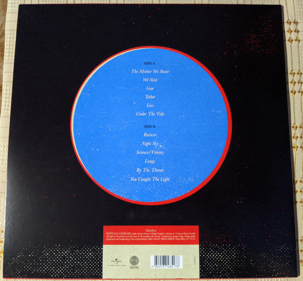 Image of Back Cover of LP - VG/VG+ - CHVRCHES , The Bones Of What You Believe (Virgin EMI; V 3116, UK 2013, Inner), ,  - 2526437E