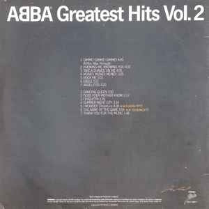 Image of Back Cover of LP - VG/VG - ABBA, Greatest Hits Vol. 2 (Epic; EPC 10017 , UK 1979, Gatefold, Inner, Printed In Holland on Sleeve, Made in England on Label), ,  - 2646086S