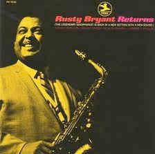 Image of Front Cover of 4644480S: LP - RUSTY BRYANT, Rusty Bryant Returns (Original Jazz Classics; OJC-331, Prestige    P-7626, US 1988 Reissue, Picture Sleeve, Company Inner) A few light hairlines. Top right corner is cut, light ring wear.  VG/VG