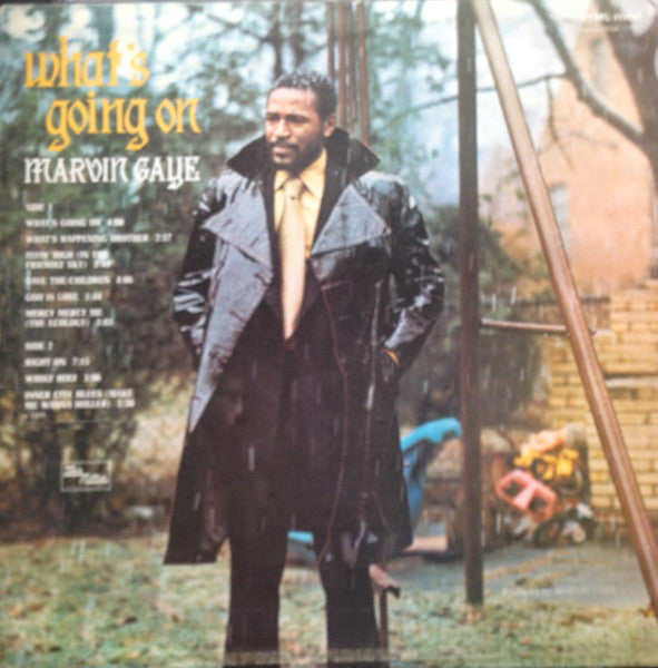 Image of Back Cover of LP - VG/VG - MARVIN GAYE, What's Going On (Tamla Motown ; STML 11190, UK 1983 Reissue, Textured Sleeve), ,  - 3926176E