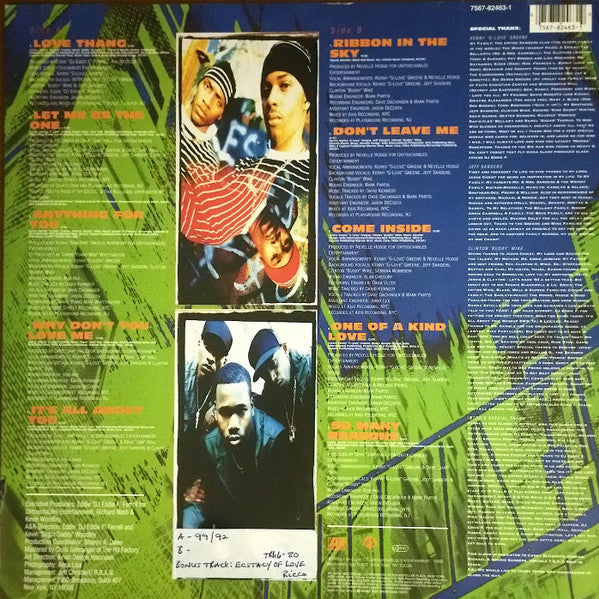 Image of Back Cover of 3444104S: LP - INTRO, Intro (Atlantic; 7567-82463-1, Europe 1993, Picture Sleeve) Lightest of marks. Light wear to edge of sleeve.  VG/VG+