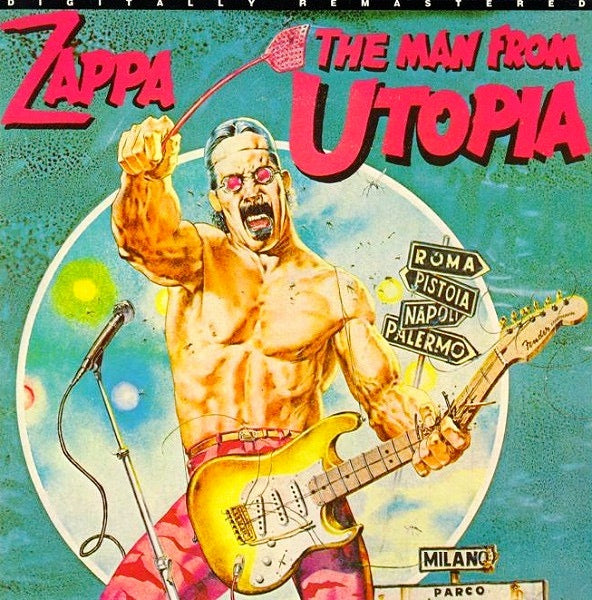 Image of Front Cover of LP - VG/VG - FRANK ZAPPA, The Man From Utopia (EMI; EMC3500, UK 1986 Reissue, Inner, Digitally Remastered ), ,  - 3316049C