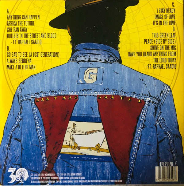 Image of Back Cover of 2xLP - NEW/NEW - CODY CHESNUTT, My Love Divine Degree (One Little Indian; TPLP1378, UK 2017), ,  - 1236086E