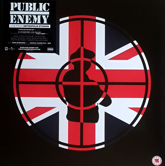 Image of Front Cover of 4425087E: 2xLP - PUBLIC ENEMY, Live From Metropolis Studios  (Universal; 00602547229212, Europe 2015, Box Set, 2 Inners & Booklet, With CD x2 & Blu-Ray)   M/M