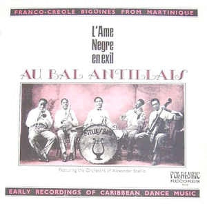 Image of Front Cover of LP - VG+/VG+ - VARIOUS, Au Bal Antillais (Franco-Creole Biguines From Martinique) (Folklyric Records; 9050, US 1988), Shrink-wrap,  - 4316700C