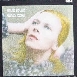 Image of Front Cover of LP - VG/VG - DAVID BOWIE, Hunky Dory (RCA Black & Silver; NL 83844, Europe 1983 Reissue, Barcode), Glossy disc, Wispy marks, Light sleeve wear,  - 2116576C
