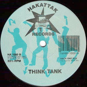 Image of Front Cover of 12" - /G+ - THINK TANK, A Knife And A Fork / Hack One (Hakatak Records / Tommy Boy; HA 1000, UK 1990, Plain Sleeve), , A. A Knife And A Fork (The Massively Parallel Mix)	B. Hack One (The Internet Worm Mix) - 1526368E