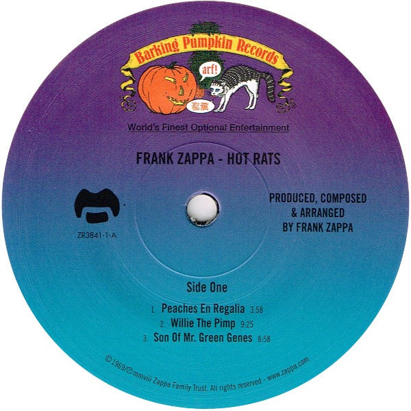 Image of Label Cover of LP - VG+/VG+ - FRANK ZAPPA, Hot Rats (Zappa; ZR 3841-1, Europe 2016 Reissue, Gatefold, 180 Gram Vinyl), Still In Opened Shrinkwrap,  - 3346286S