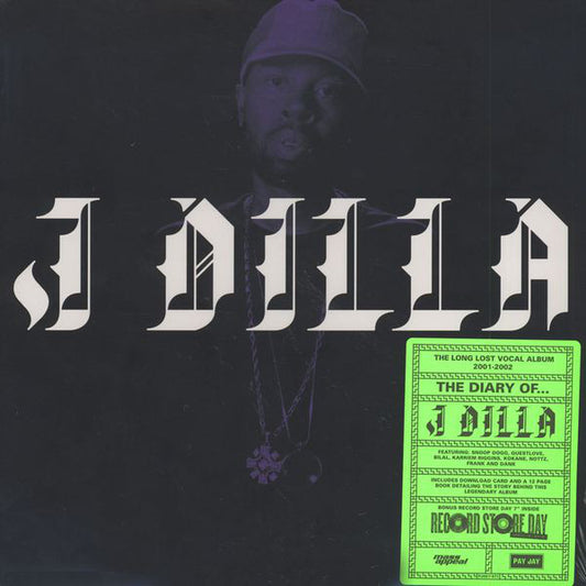 Image of Front Cover of LP - VG+/VG+ - J DILLA, The Diary Of (Pay Jay Productions; PJ010, US 2016, Booklet, With 7", Record Store Day 2016 release. Limited to 4000 copies.), ,  - 0946146S