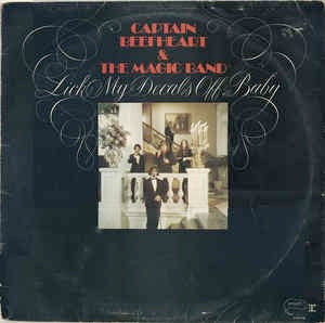 Image of Front Cover of 2024096E: LP - CAPTAIN BEEFHEART, Lick My Decals Off Baby (Reprise Tan Riverboat, No WB Logo; K44244, UK 1973 Reissue, No Inner) Cut-out (Corner cut)  VG/VG