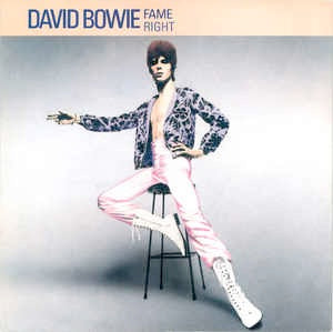 Image of Front Cover of 0316260C: 7" - DAVID BOWIE, Fame (RCA; BOW 507, Europe 1983 Reissue, Picture Sleeve) Clean disc, Small patch of sticker damage to sleeve  VG/VG