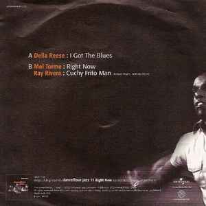 Image of Back Cover of 7" - G+/VG+ - VARIOUS, Dancefloor Jazz: Right Now (Universal Jazz; , Germany 2002, Promo, Picture Sleeve), Lightest of marks. Wear to sleeve., A  - Della Reese - I Got The Blues 	B1 - Mel Torm   - Right Now 	B2 - Ray Rivera  - Cuchy Frito Man - 2956058S