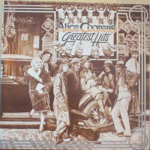 Image of Front Cover of 4914078C: LP - ALICE COOPER, Alice Cooper's Greatest Hits (Warner Bros. Records; WB 56 043, Europe 1980s Reissue, Inner, No Barcode. GEMA Biem Box)   VG/VG