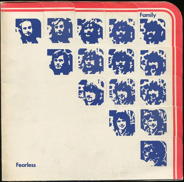 Image of Front Cover of 0245026S: LP - FAMILY, Fearless (Reprise; K54003, UK 1971, Fold Out Gimmick Sleeve, Insert) Slight tear in first part og Gimmix sleeve, Little bit of writing on sleeve  G+/VG+