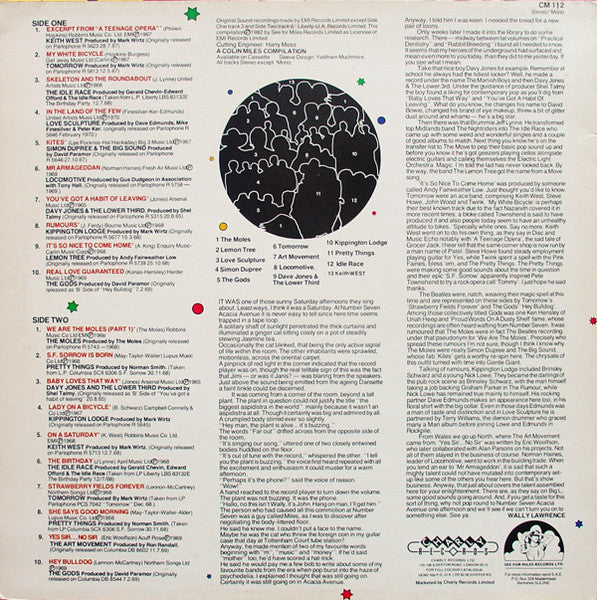 Image of Back Cover of LP - VG+/VG+ - VARIOUS, Not Just Beat Music 1965-1970 (See For Miles; CM 112, UK 1982), ,  - 2926200E
