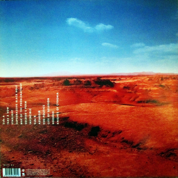 Image of Back Cover of 4224308E: LP - MUSE, Black Holes & Revelations (Warner Bros; 44284-1, Europe 2015 Reissue, Inner) Title Sticker Stuck To Back Of Sleeve  VG+/VG+