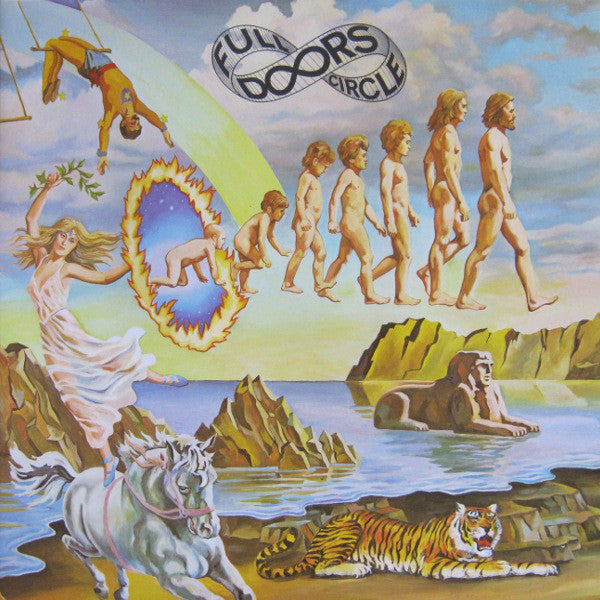 Image of Front Cover of LP - VG/VG+ - THE DOORS, Full Circle (Elektra; ELK 42 116, Europe 1990s Reissue, Gatefold), Edge Wear,  - 4046054S