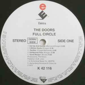 Image of Label Cover of LP - VG/VG+ - THE DOORS, Full Circle (Elektra; ELK 42 116, Europe 1990s Reissue, Gatefold), Edge Wear,  - 4046054S